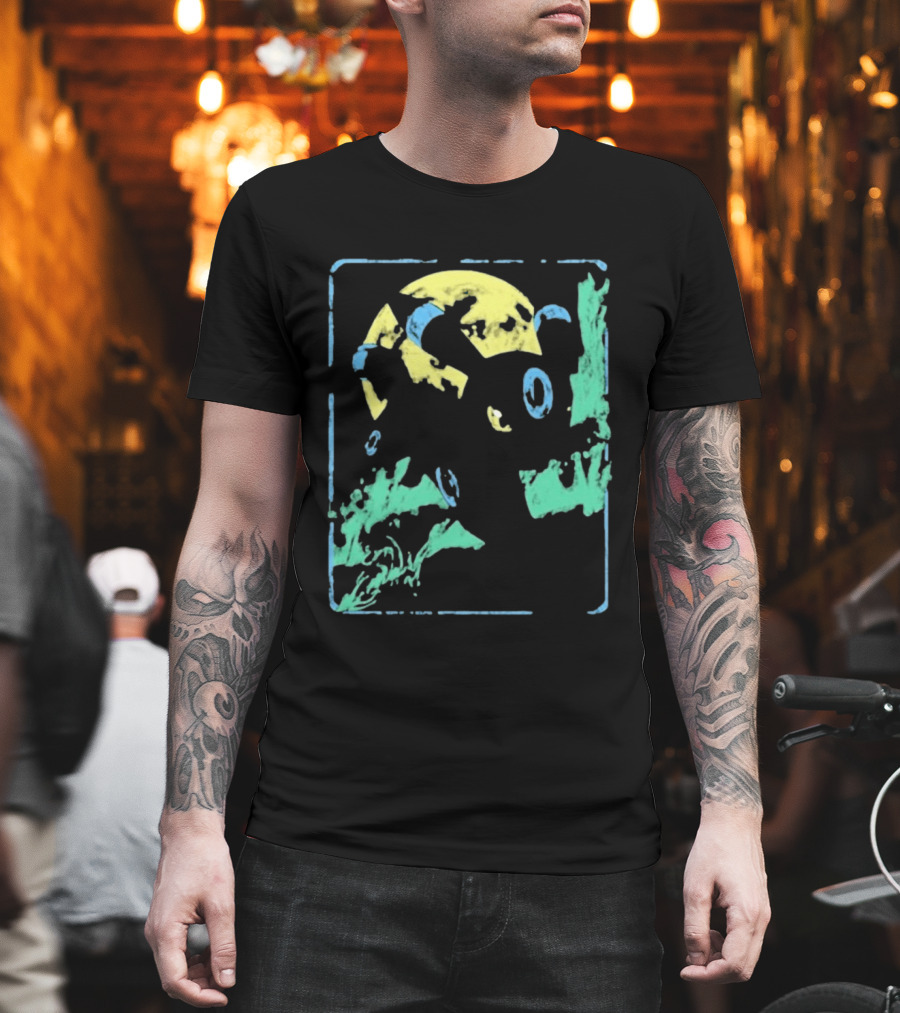 8thwndr Moonbreon Neon Lunar Creature T-Shirt