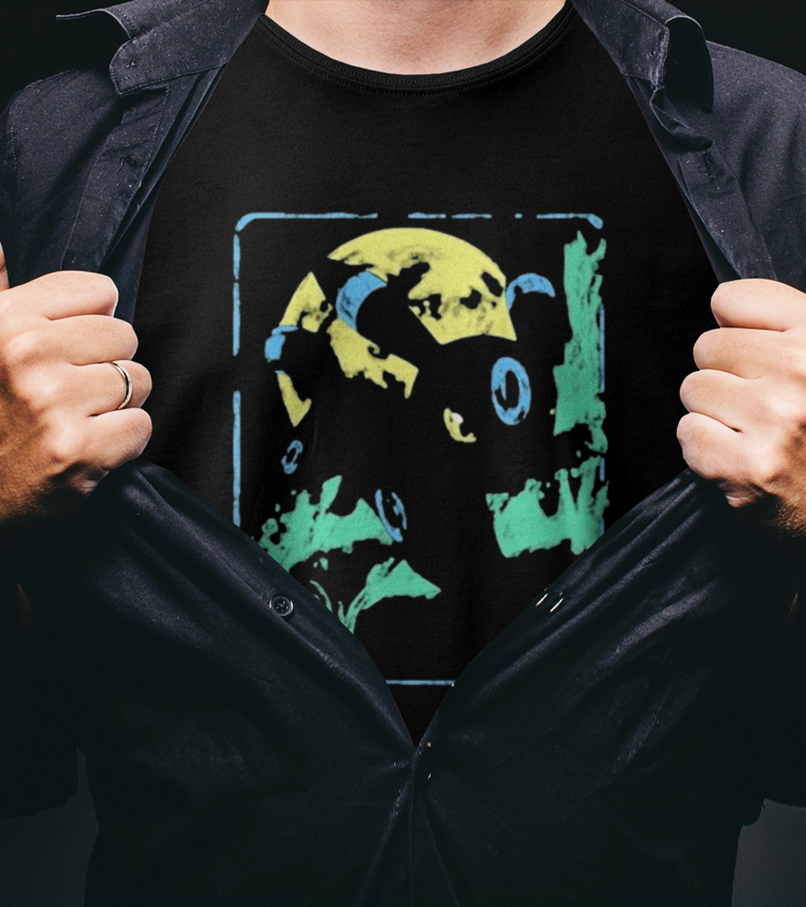 8thwndr Moonbreon Neon Lunar Creature T-Shirt