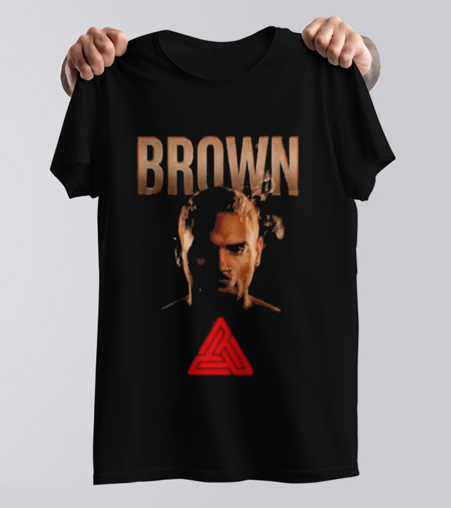 Chris Brown 2026 R&B Tour Promo With Geometric T-Shirt
