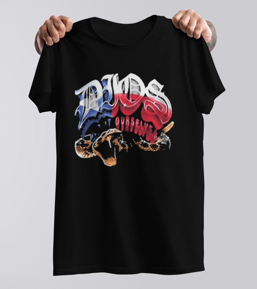 Dios Did It Ourselves Familia Dominican Flag Colors Rugged Hands T-Shirt