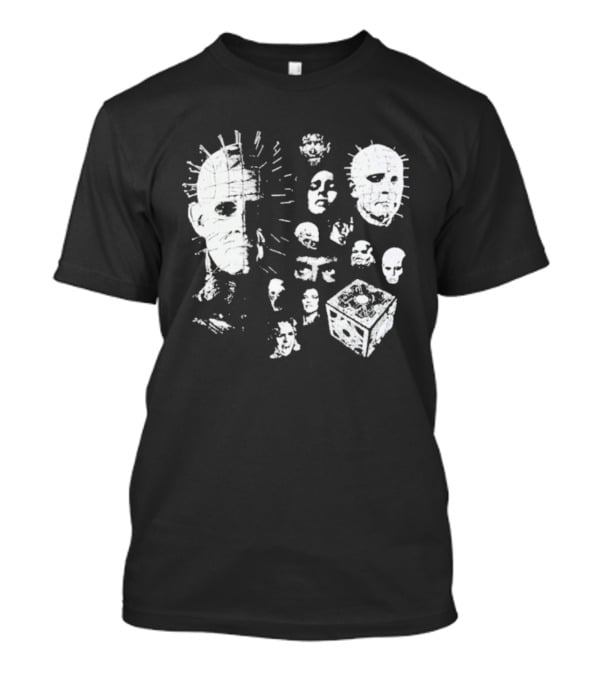 Futuremonsters Hellraiser Puzzle Box And Cenobite Faces T-Shirt