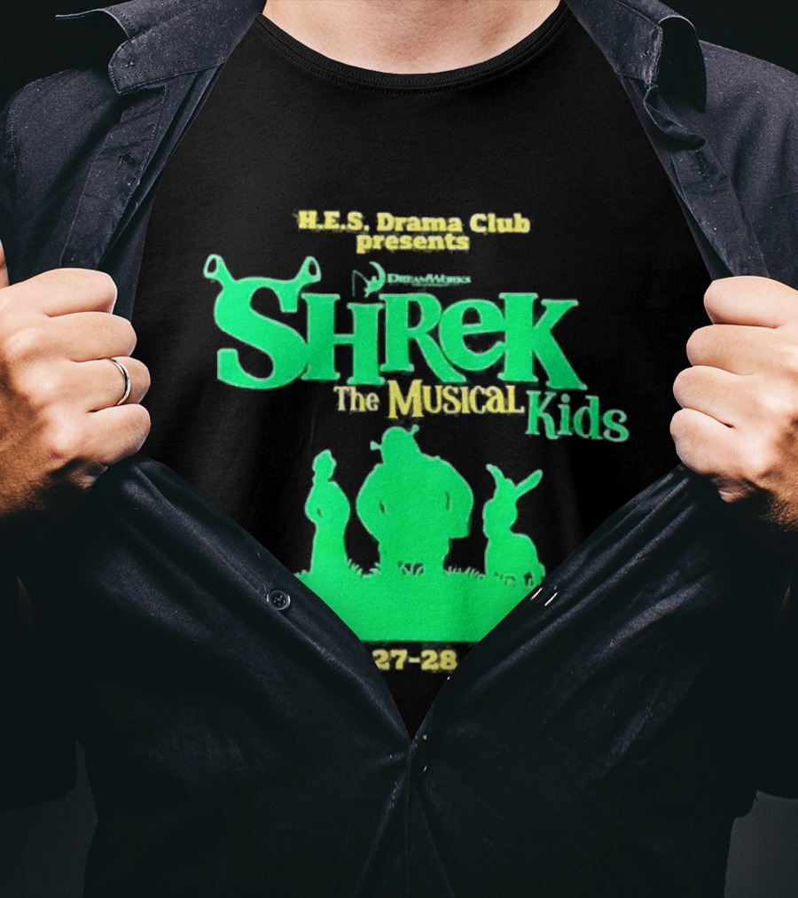 HHS Drama Club Presents Shrek The Musical Kids August 3rd 5th 2023 T-Shirt