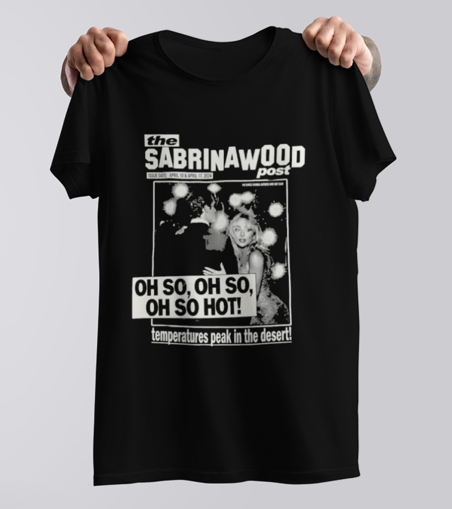 The SABRINAWOOD Post OH SO, OH SO, OH SO HOT! Temperatures Past 8 In The South T-Shirt