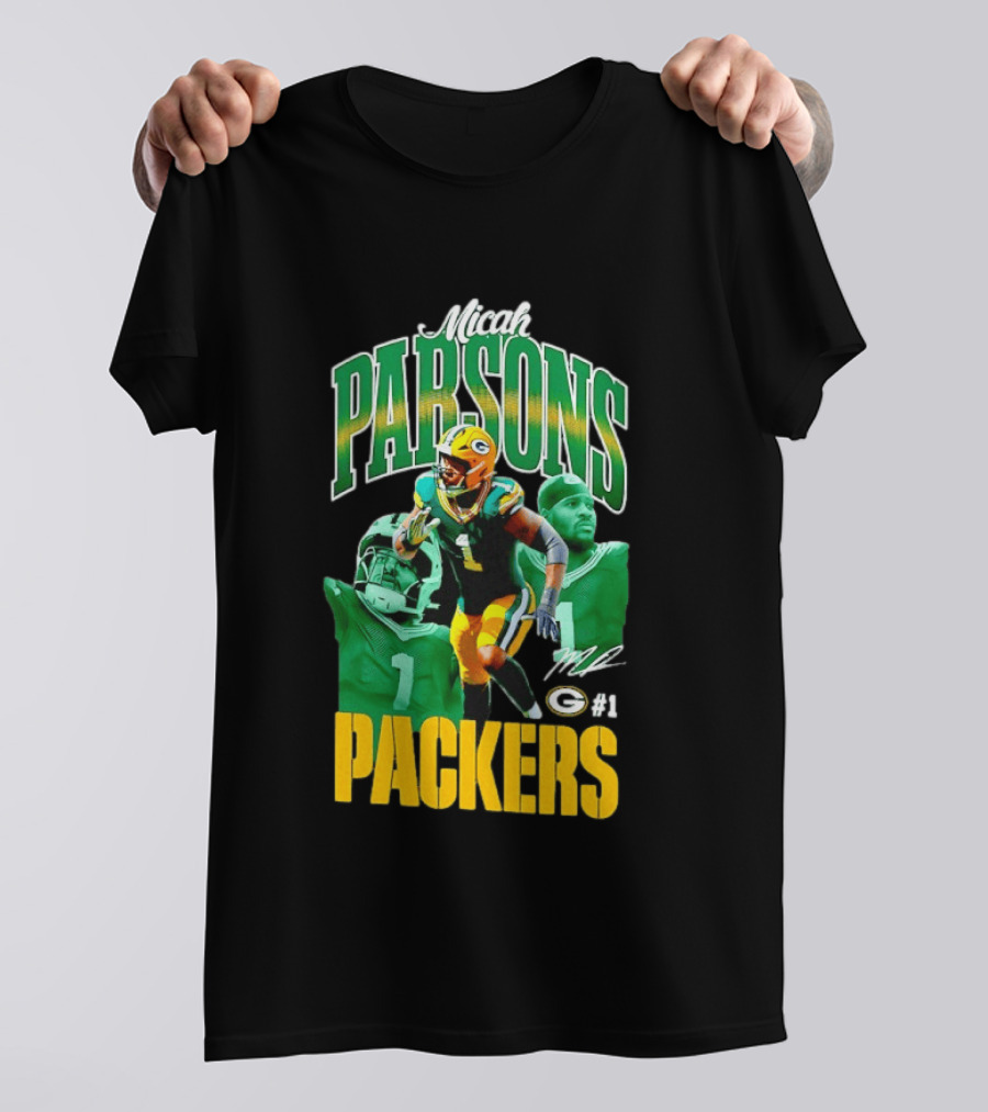 Micah Parsons Green Bay Packers NFL Iconic 2023 #1 T-Shirt