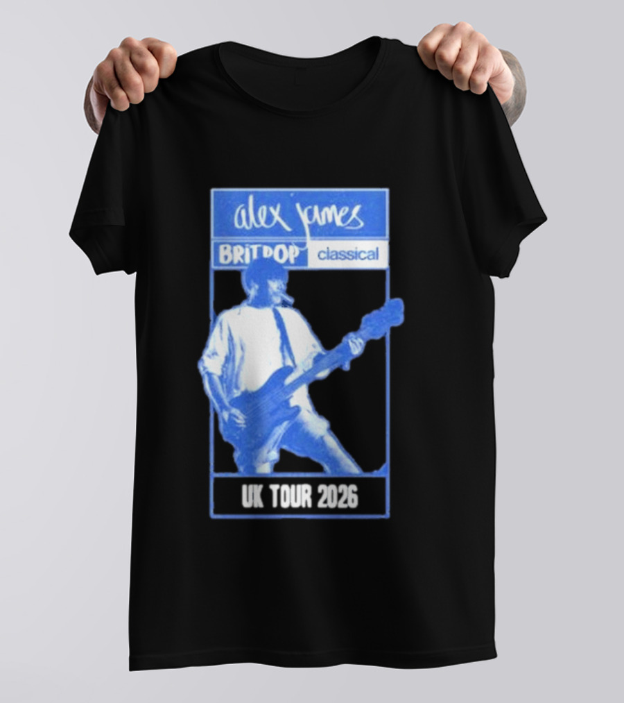 Alex James Britpop Classical UK Tour 2023 T-Shirt
