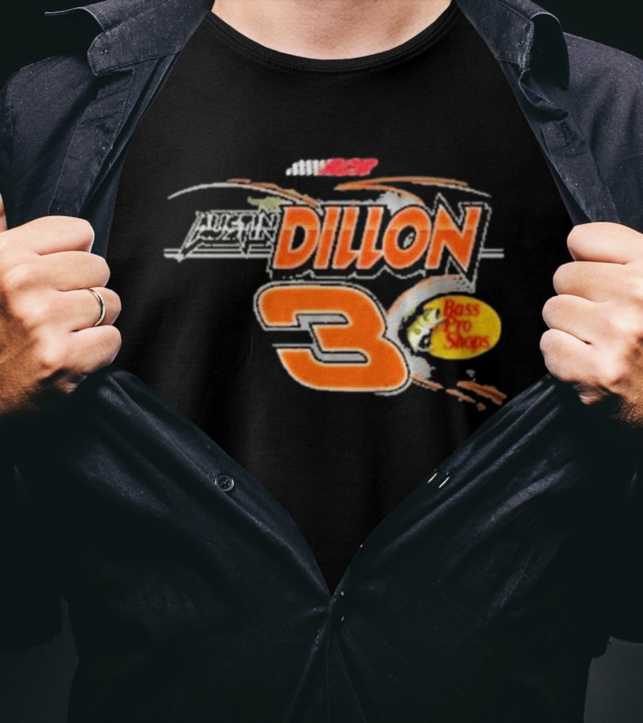 Austin Dillon 3 Bass Pro Shops 2026 Racing T-Shirt