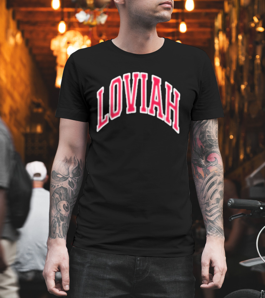 Empire Loviah Team Bold Red Arch Lettering T-Shirt