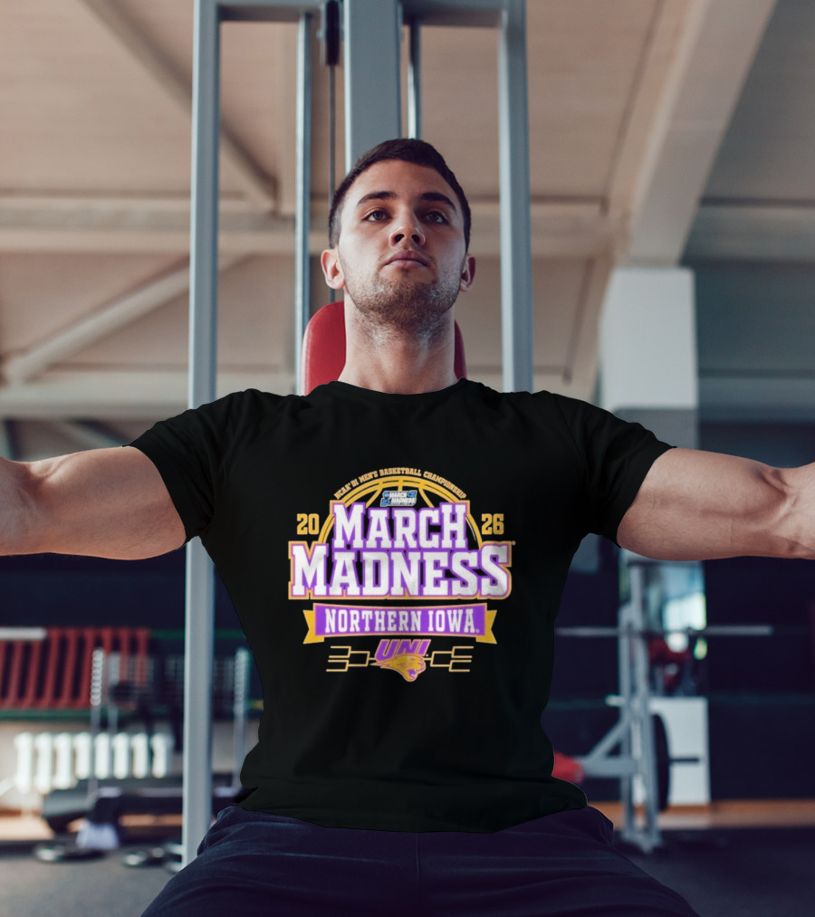 Northern Iowa Panthers 2026 NCAA DI Men's Basketball March Madness Bound Championship T-Shirt