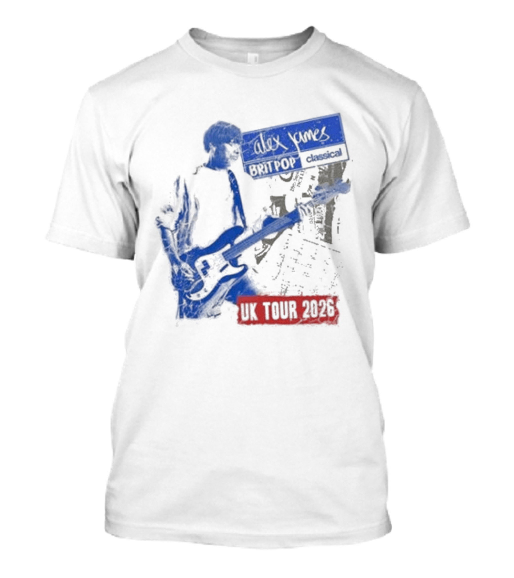 Alex James Britpop Classical UK Tour 2026 T-Shirt