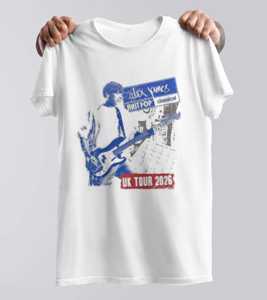 Alex James Britpop Classical UK Tour 2026 T-Shirt
