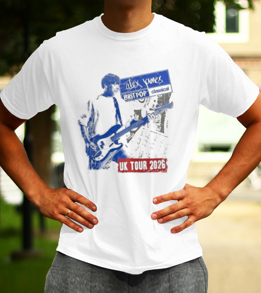 Alex James Britpop Classical UK Tour 2026 T-Shirt