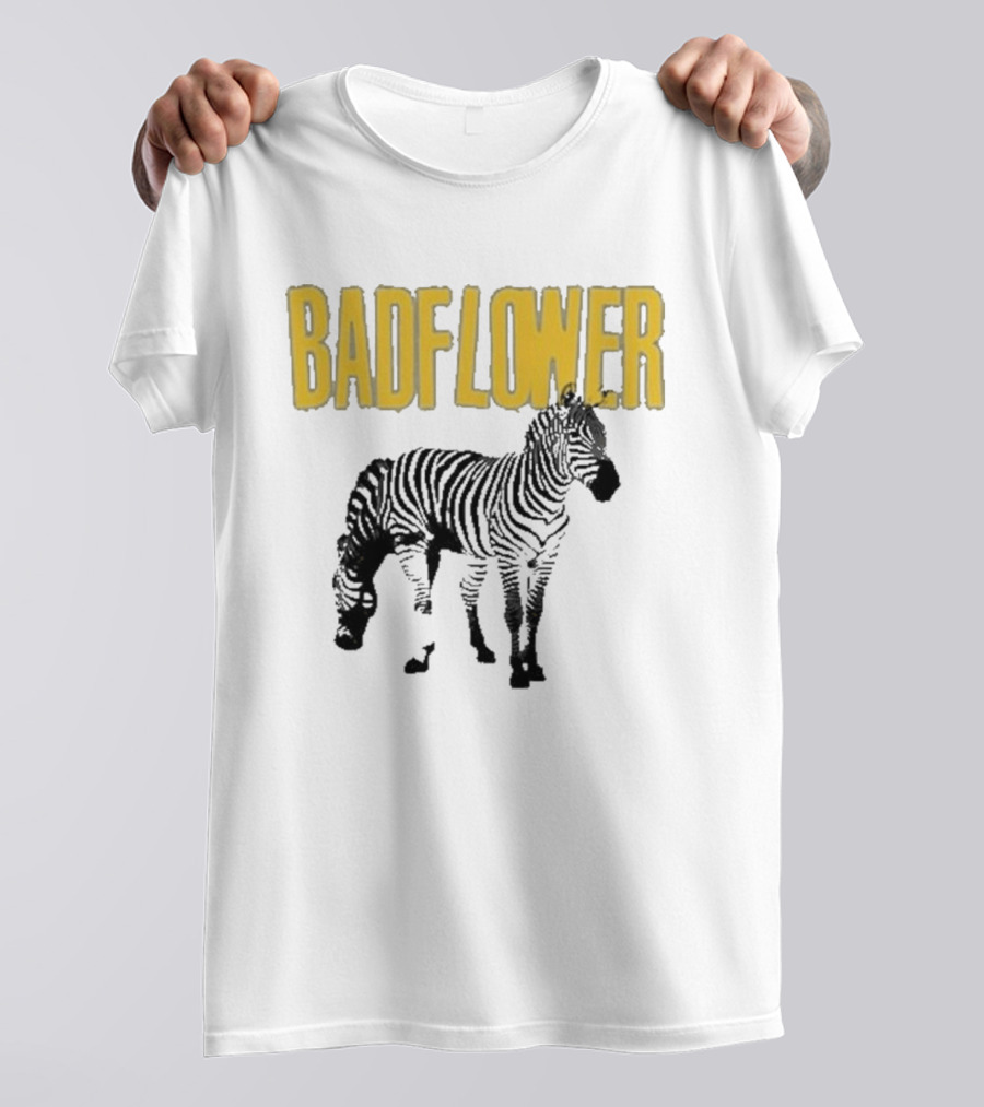 Badflower Zebra T-Shirt