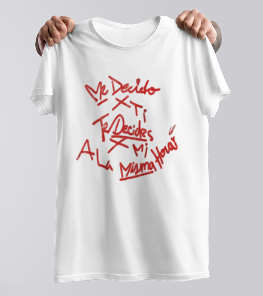 Me Dejo X Ti Te Dedico Mi A La Mierda Rojo Complex J Balvin T-Shirt