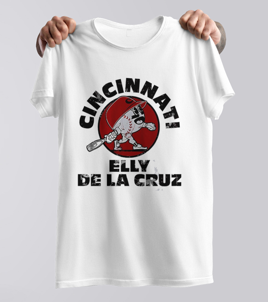 Cincinnati Reds Elly De La Cruz Baseball T-Shirt