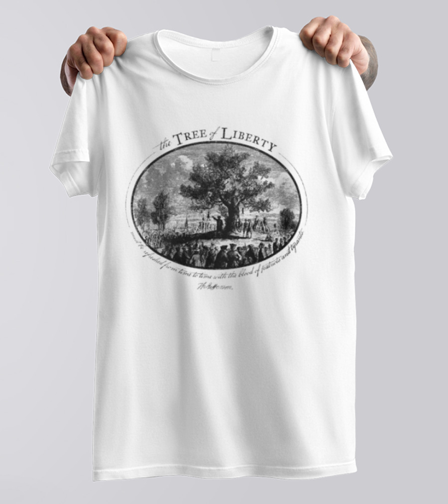 Thomas Jefferson Tree Of Liberty Political Philosophy T-Shirt