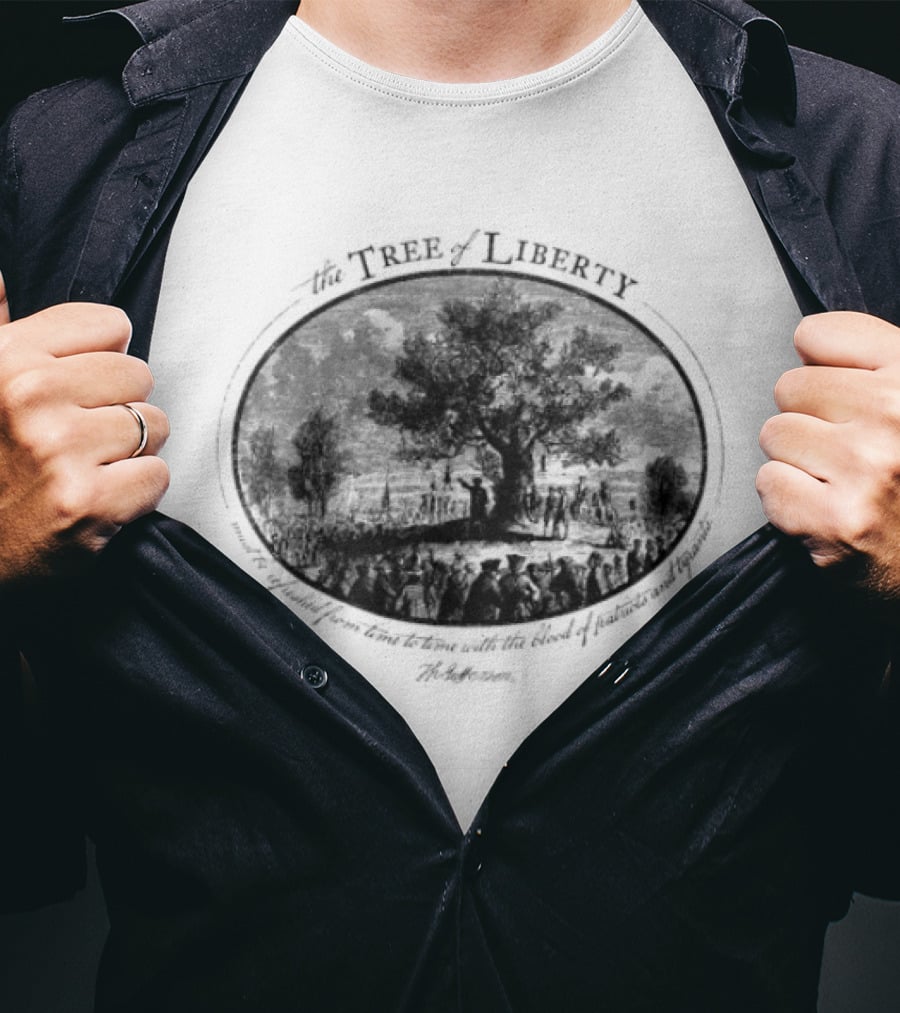Thomas Jefferson Tree Of Liberty Political Philosophy T-Shirt