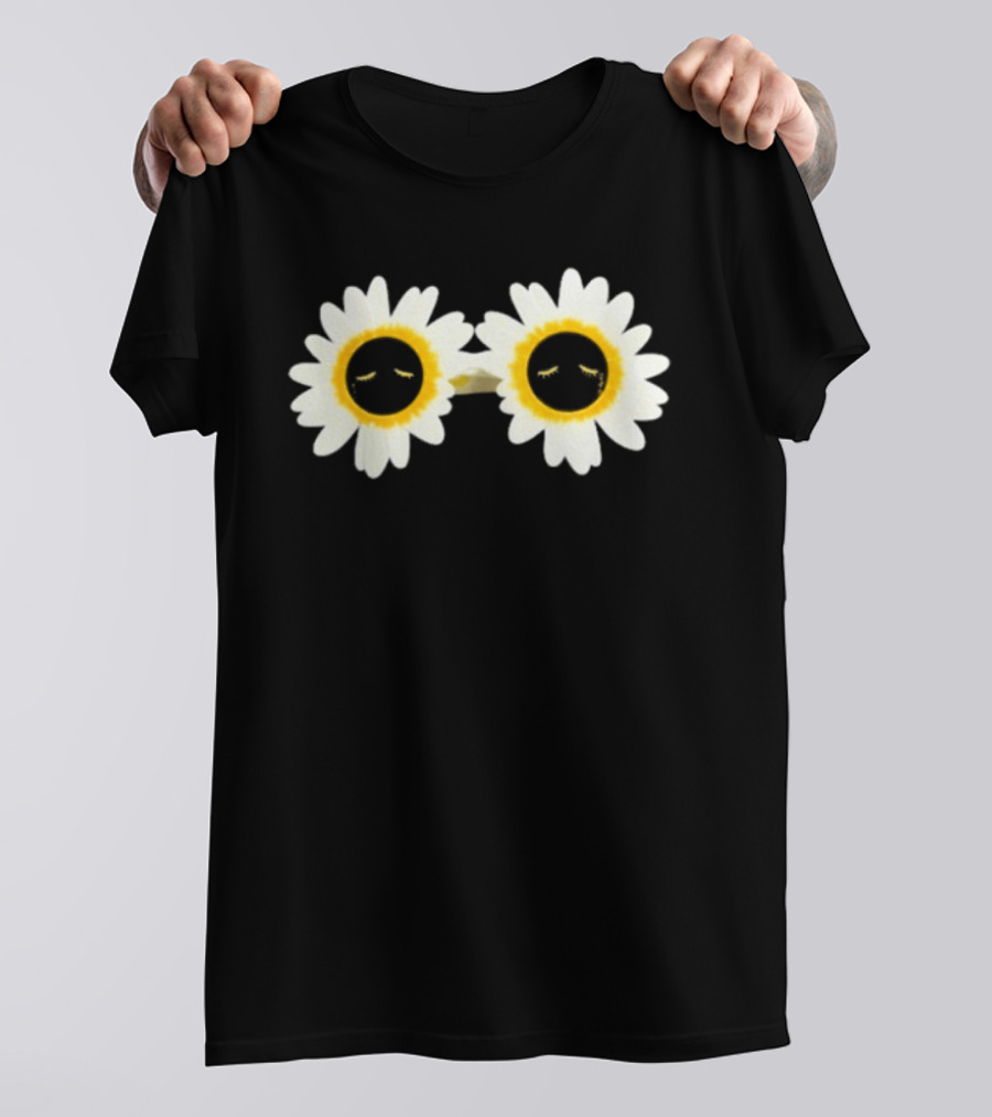 Arcade Fire Flower Power Daisy Sunglasses T-Shirt