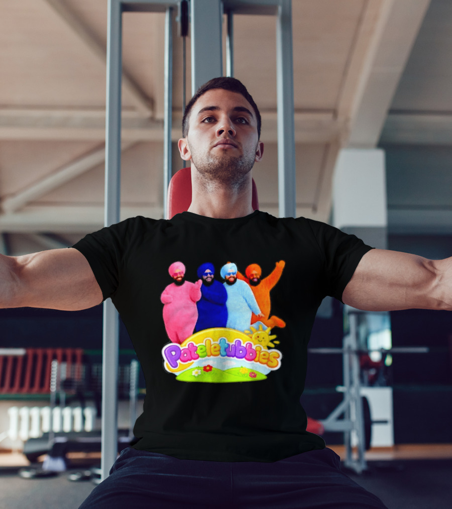Pateletubbies Indian Characters With Colorful Outfits T-Shirt