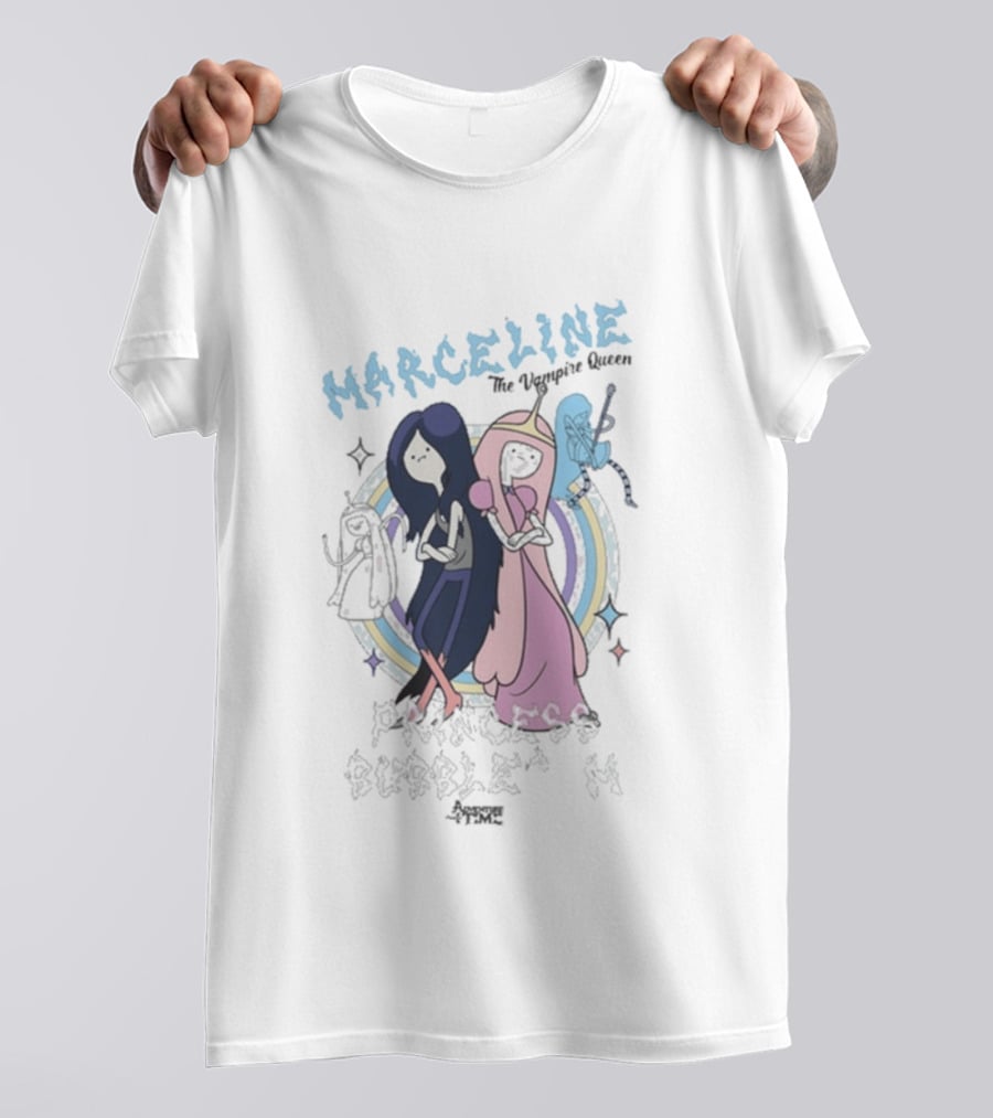 Adventure Time Marceline The Vampire Queen Princess Bubblegum T-Shirt