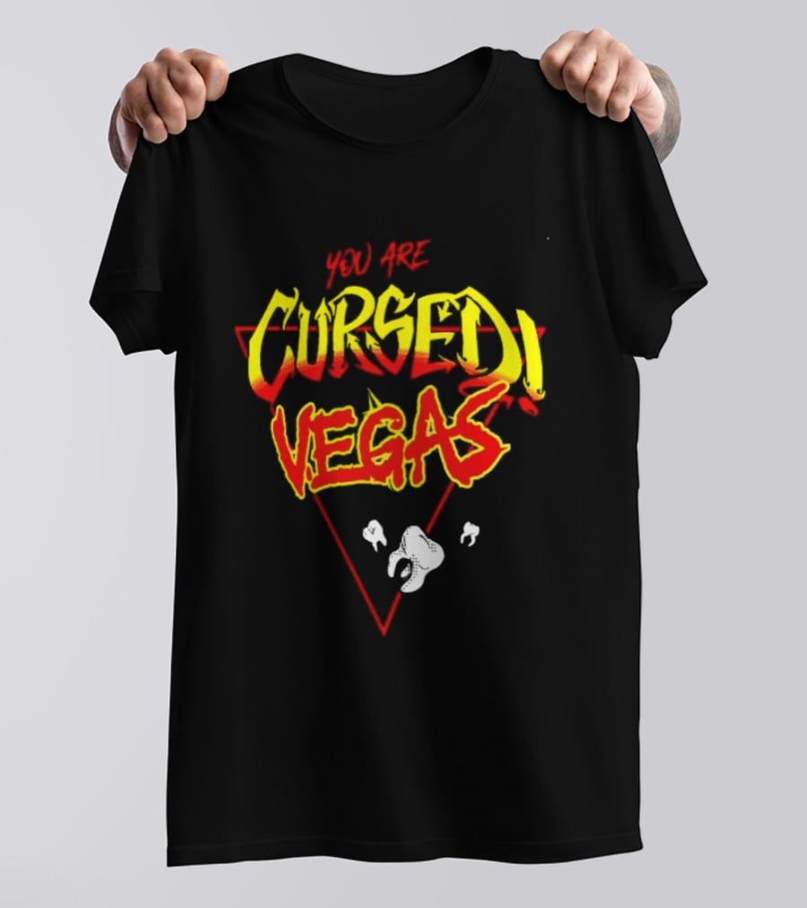You Are Cursed Vegas Danhausen Bright T-Shirt