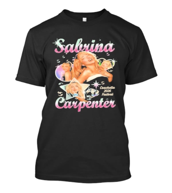 Sabrina Carpenter Coachella Valley Music Festival Star T-Shirt