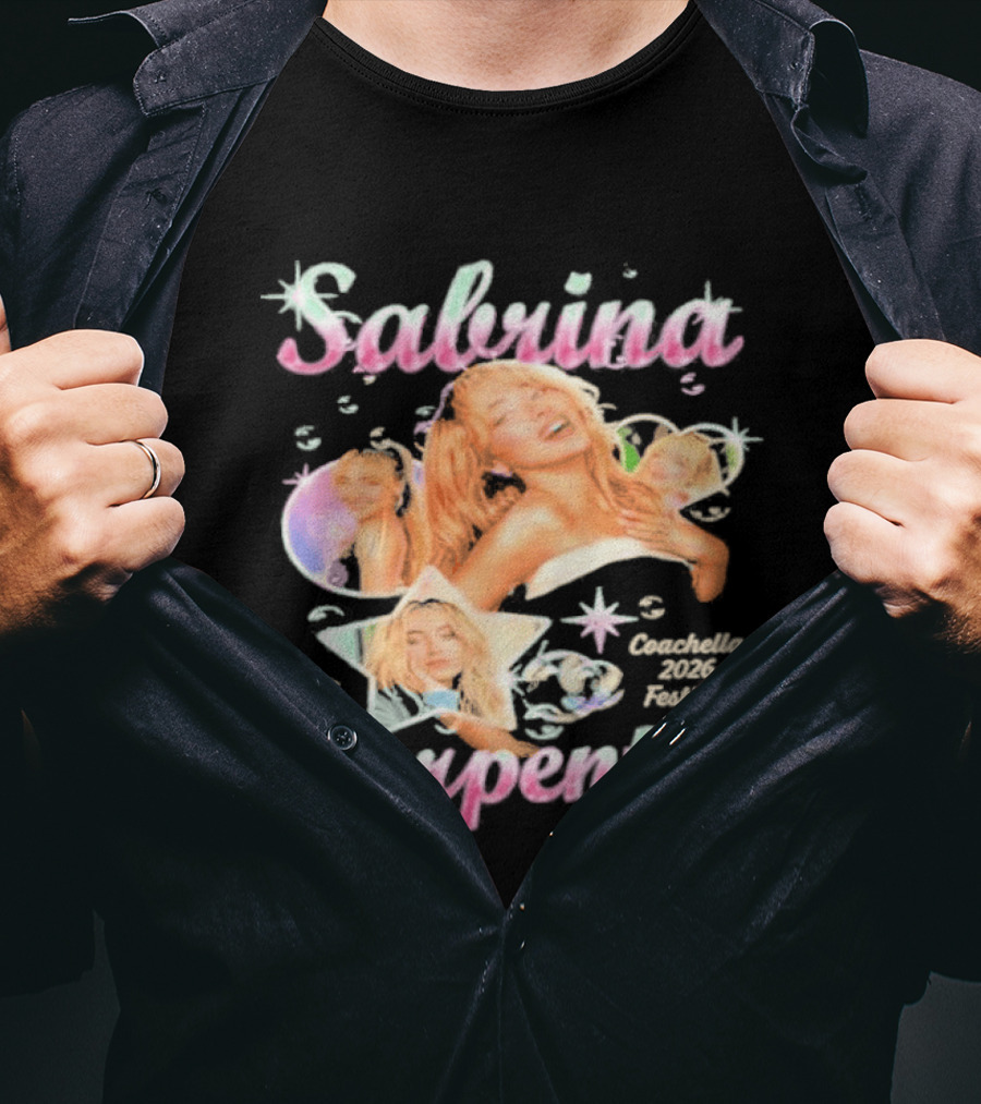 Sabrina Carpenter Coachella Valley Music Festival Star T-Shirt