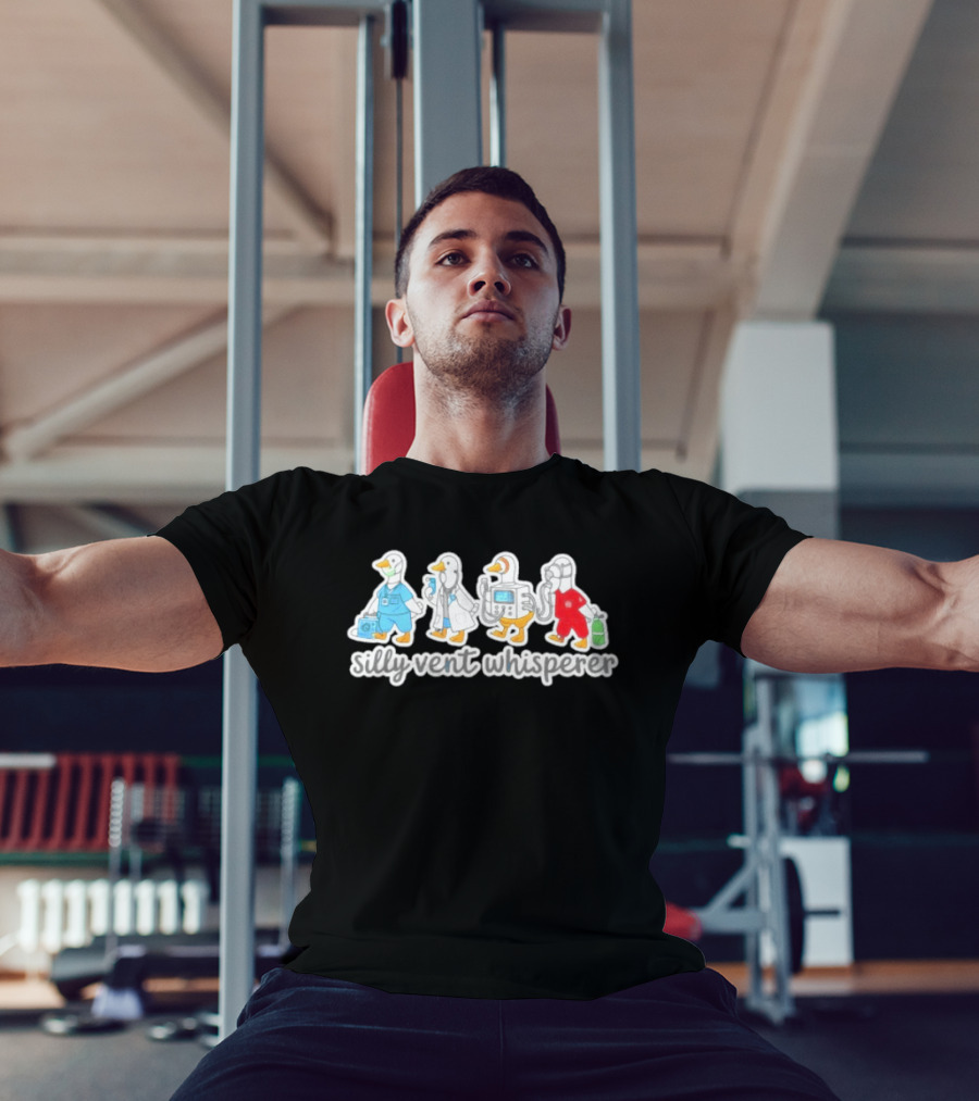 Silly Vent Whisperer Ducks In Medical Outfits T-Shirt