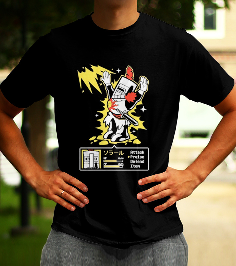 Solar Man Goblin Tengu Attack Praise Defend Item T-Shirt