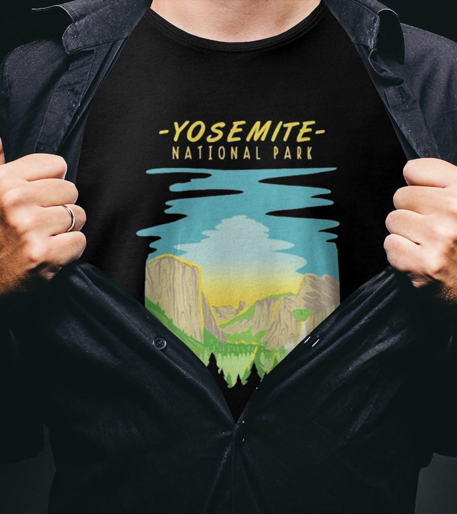 Yosemite National Park Scenic Nature Vista T-Shirt