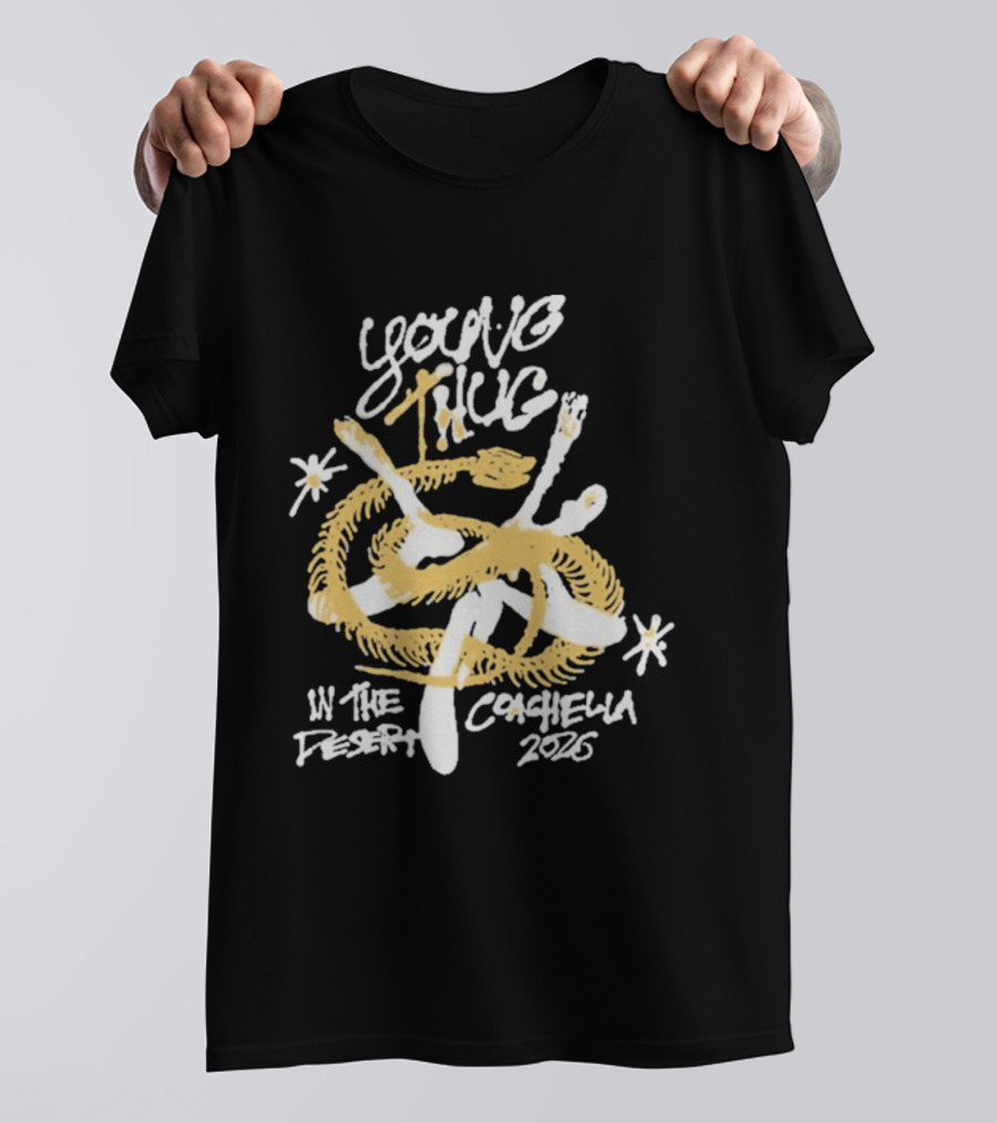 Young Thug Coachella 2026 Desert Performance Snake T-Shirt