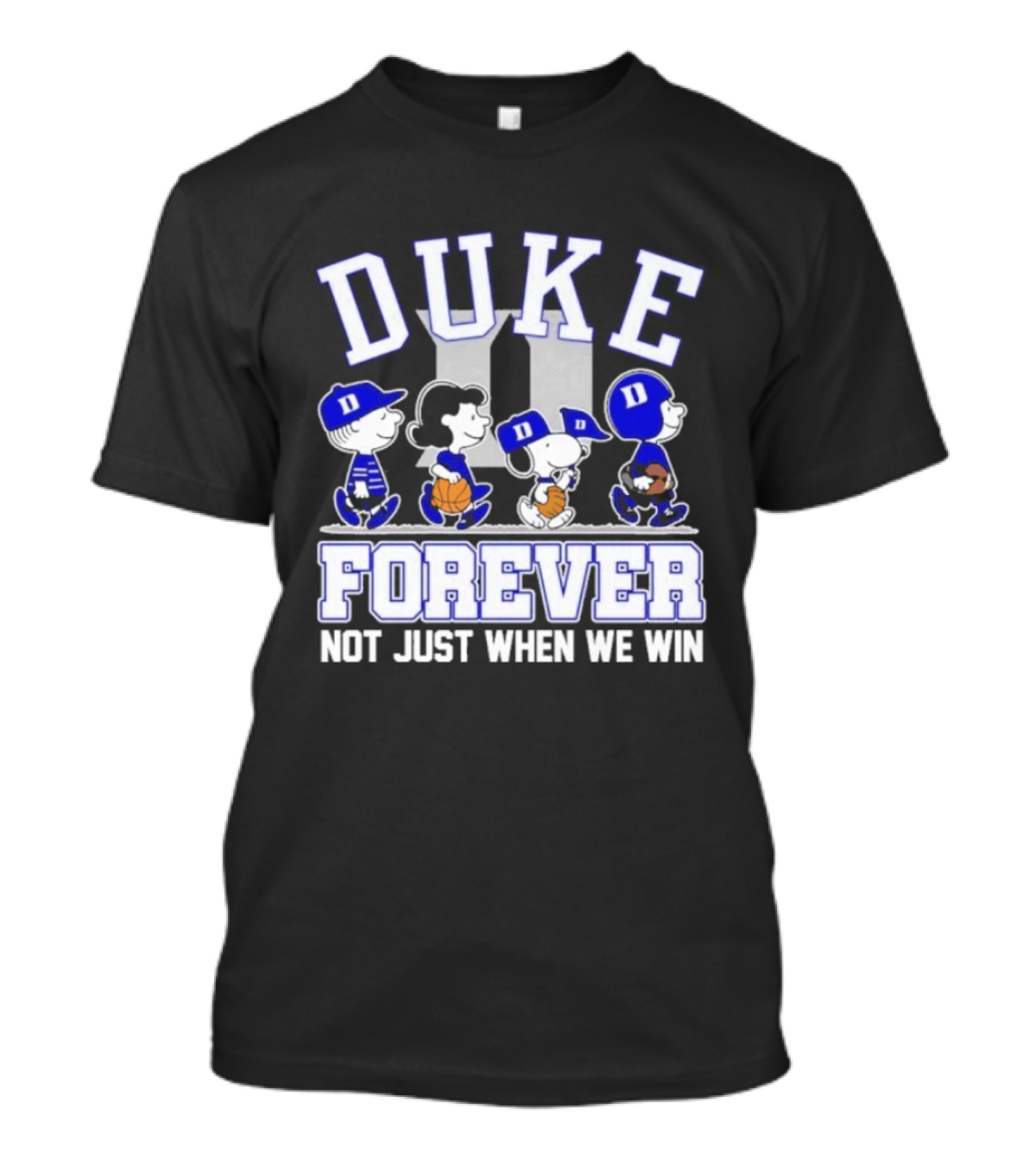 Duke Peanuts Abbey Road Forever Not Just When We Win 2026 T-Shirt
