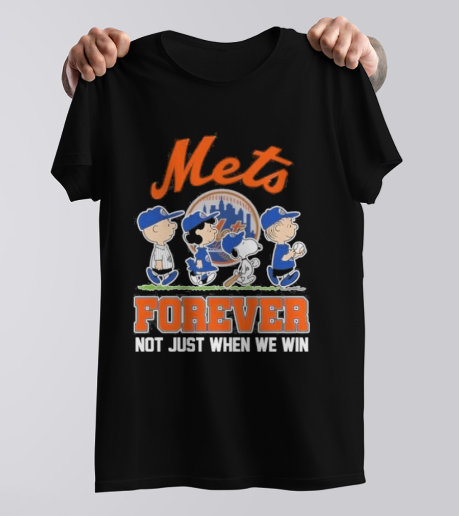 2026 Mets Peanuts Abbey Road Forever Not Just When We Win T-Shirt