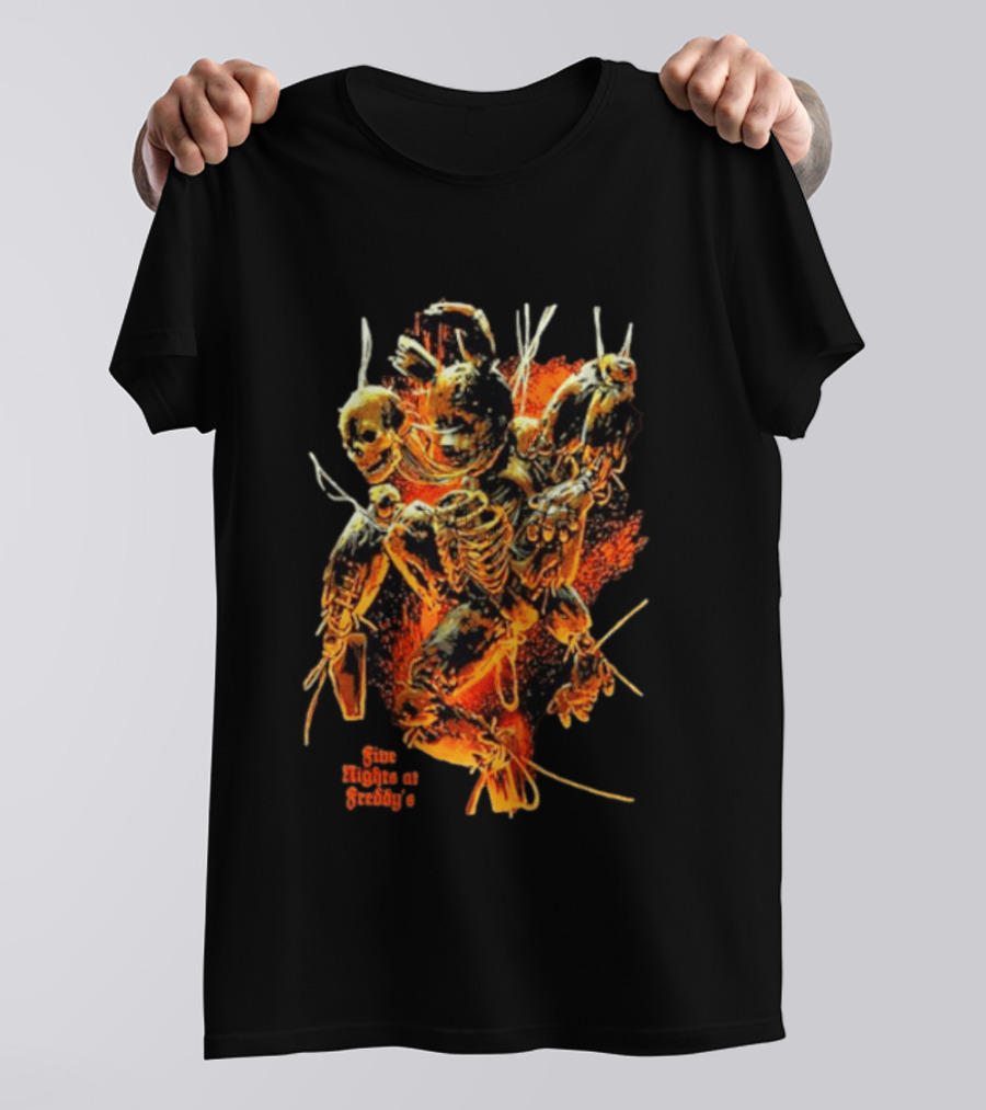 Five Nights At Freddy's 3 Springtrap Jumbo Horror Skeletons T-Shirt