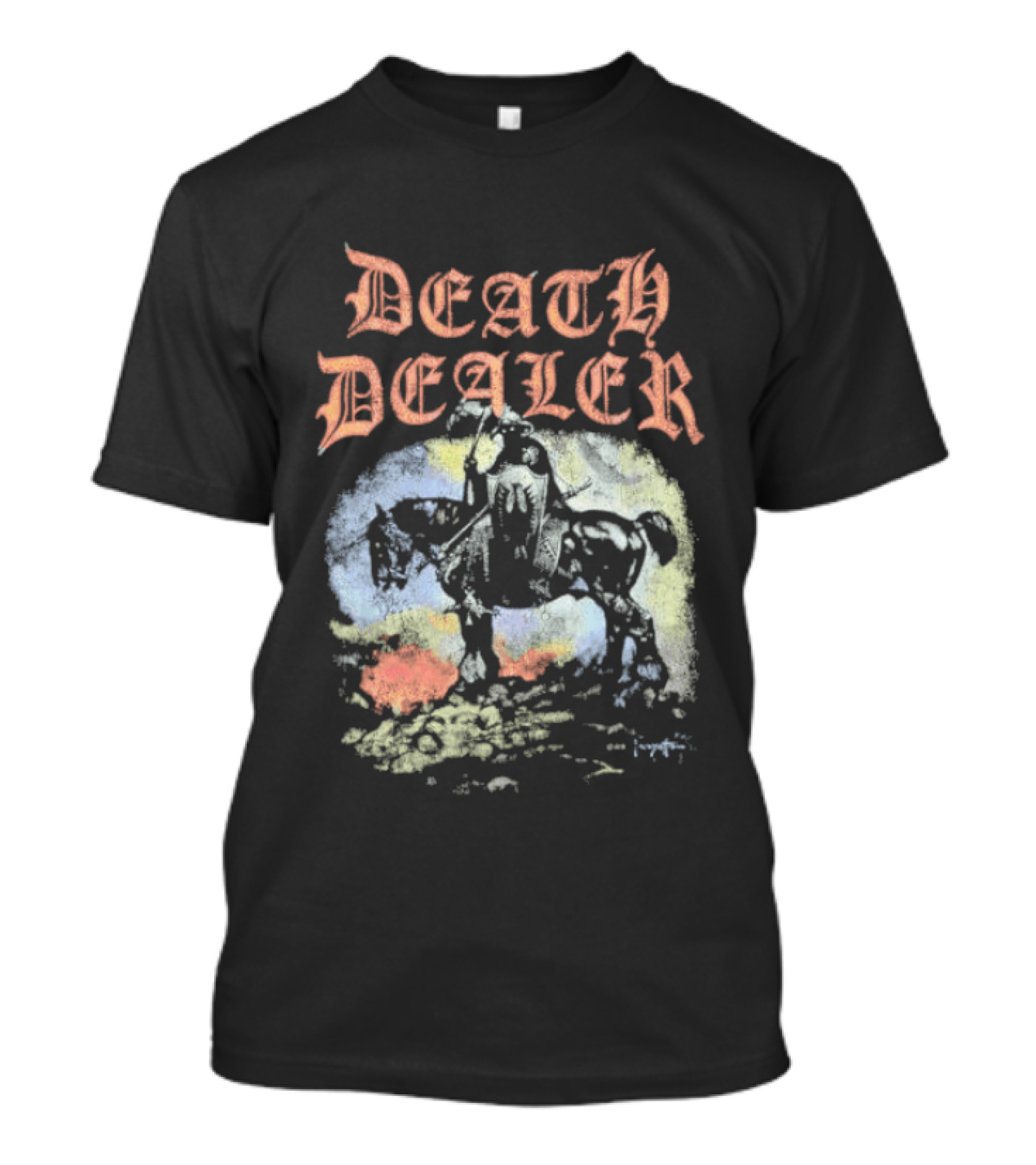 Frazetta Death Dealer Warrior Horseman T-Shirt