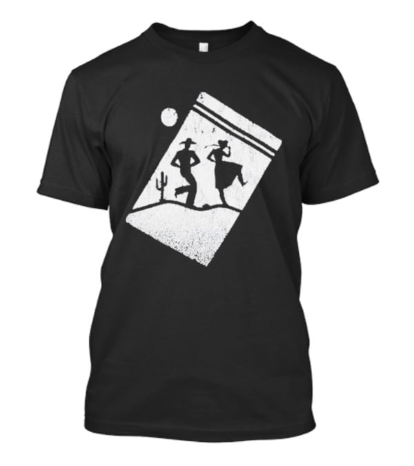 Paul Cauthen Cocaine Country Dancing Silhouette Cowboys Western T-Shirt