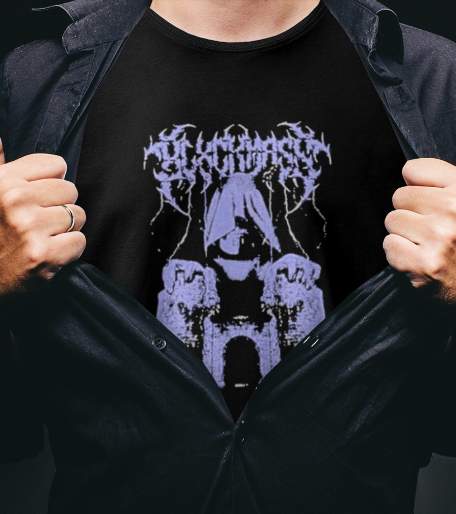 Blxckmass Necromancer Oversized Gothic Spellbinding Aesthetic T-Shirt