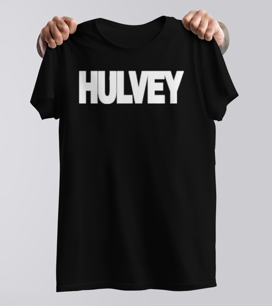 Hulvey Dave Bold White Lettering T-Shirt