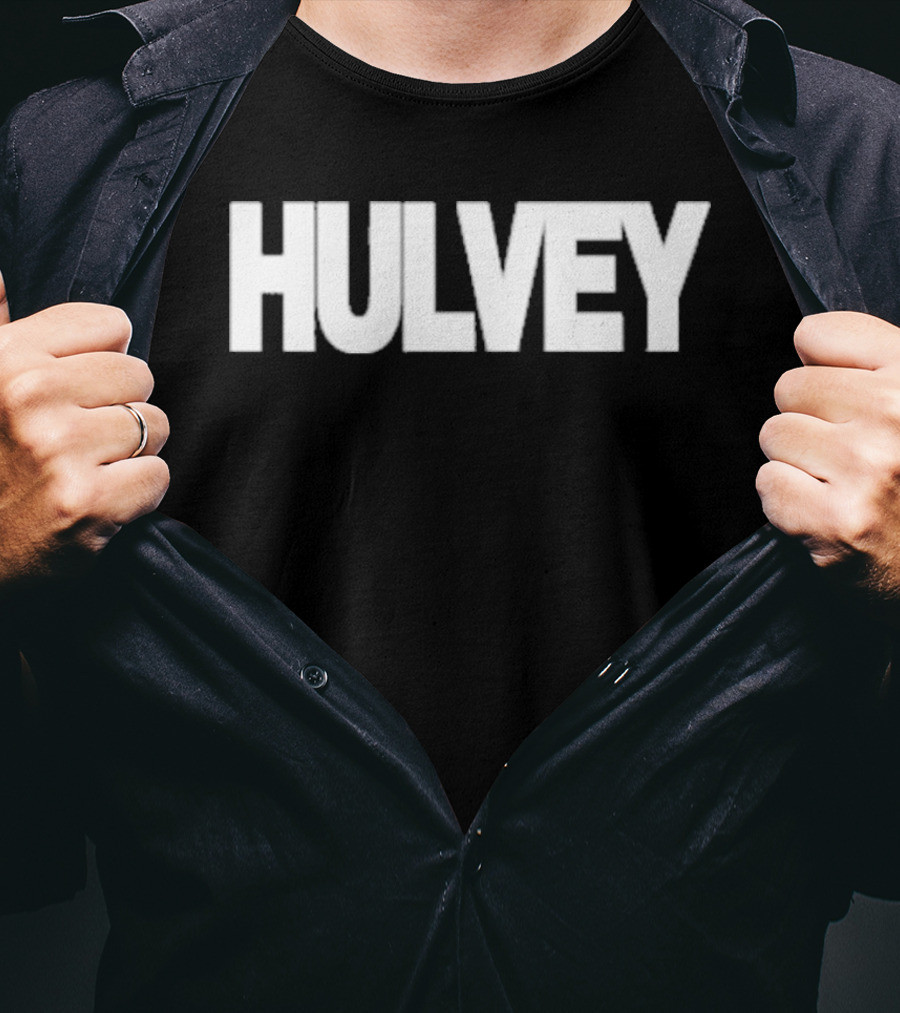 Hulvey Dave Bold White Lettering T-Shirt