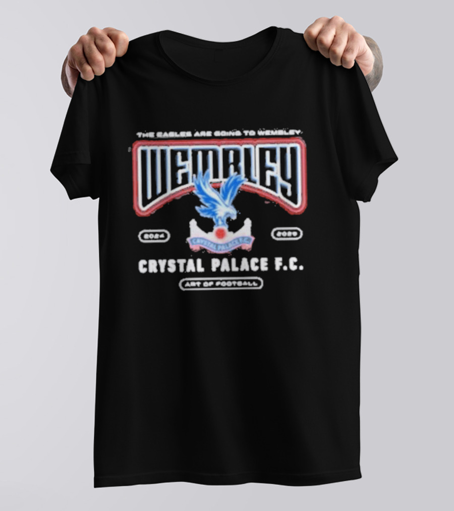 Wembley Crystal Palace F.C. Pride Of South London Eagle Crest T-Shirt