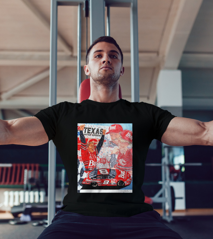 Texas Motor Speedway 2000 Dale Earnhardt Jr NASCAR Cup Series Budweiser Number 8 T-Shirt