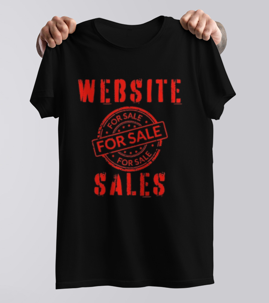 Website Sales For Sale Online Promotion T-Shirt