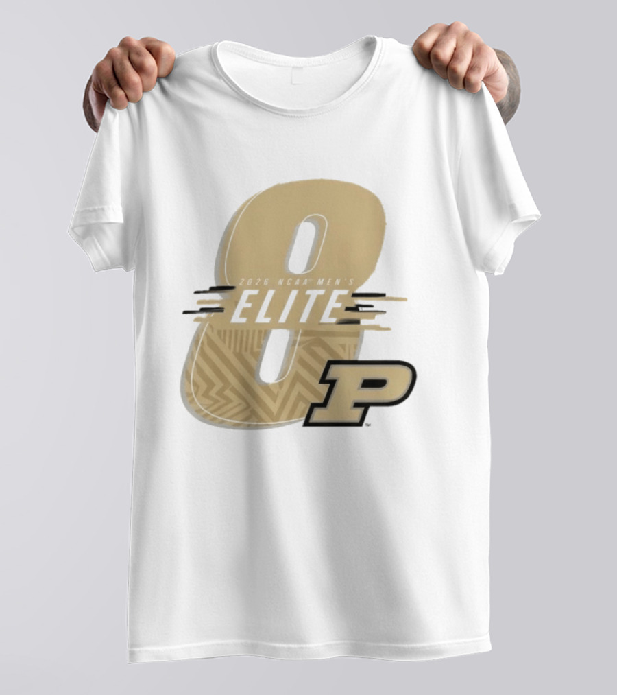 Purdue Boilermakers 2026 NCAA Men's Elite 8 T-Shirt