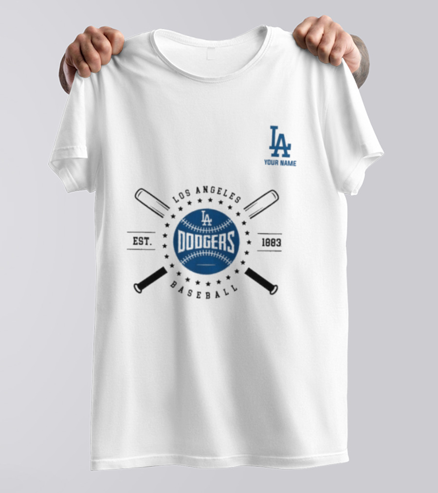 Los Angeles Dodgers Baseball Est 1883 LA Team Store T-Shirt