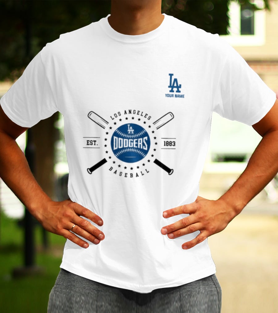 Los Angeles Dodgers Baseball Est 1883 LA Team Store T-Shirt