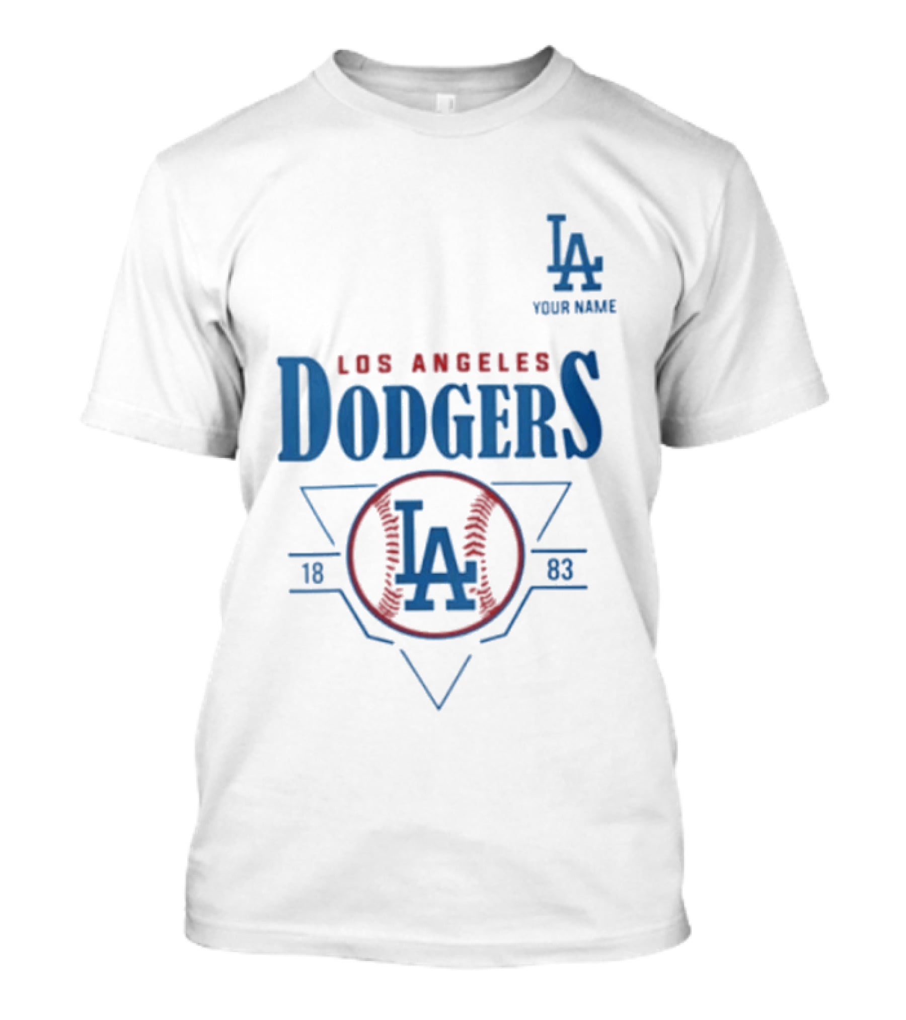 Los Angeles Dodgers 1903 Your Name LA Baseball T-Shirt