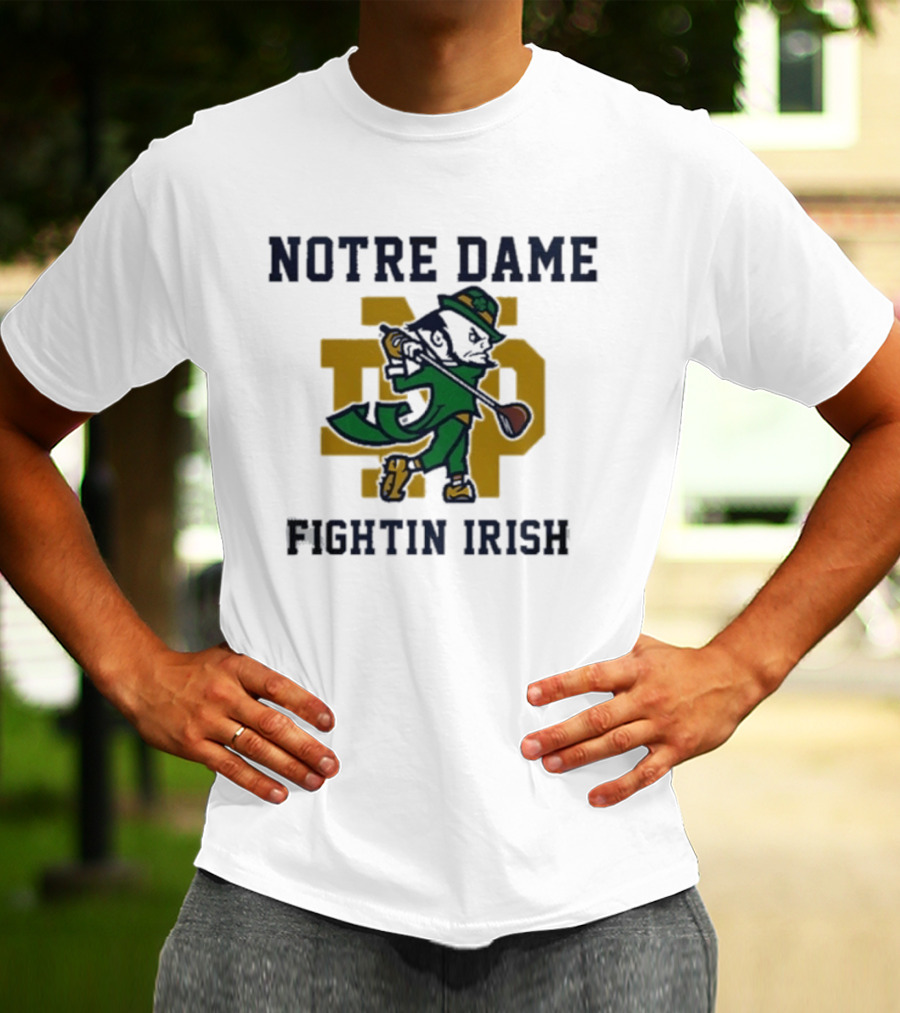 Notre Dame Fightin Irish Vintage Leprechaun ND T-Shirt