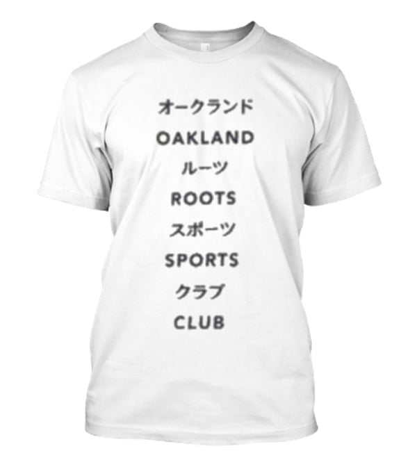 Oakland Roots Sports Club Japanese T-Shirt