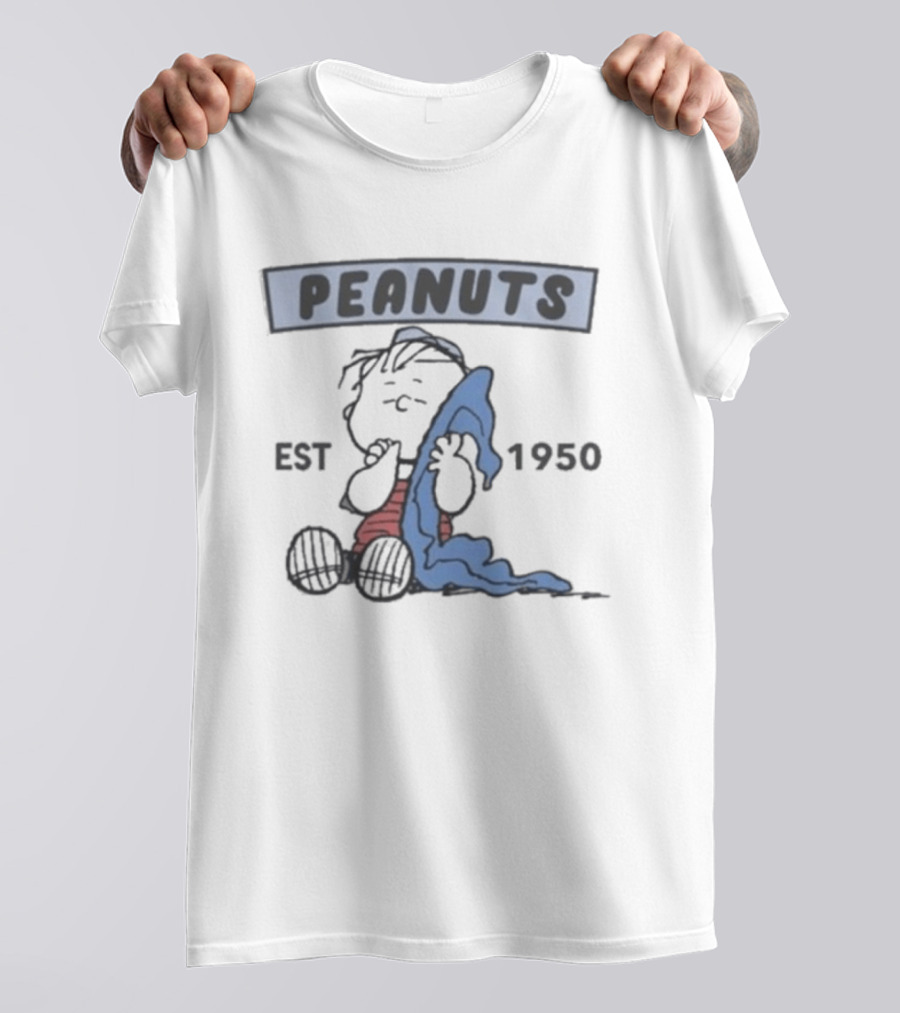 Peanuts Linus Blanket EST 1950 Classic Charlie Brown T-Shirt