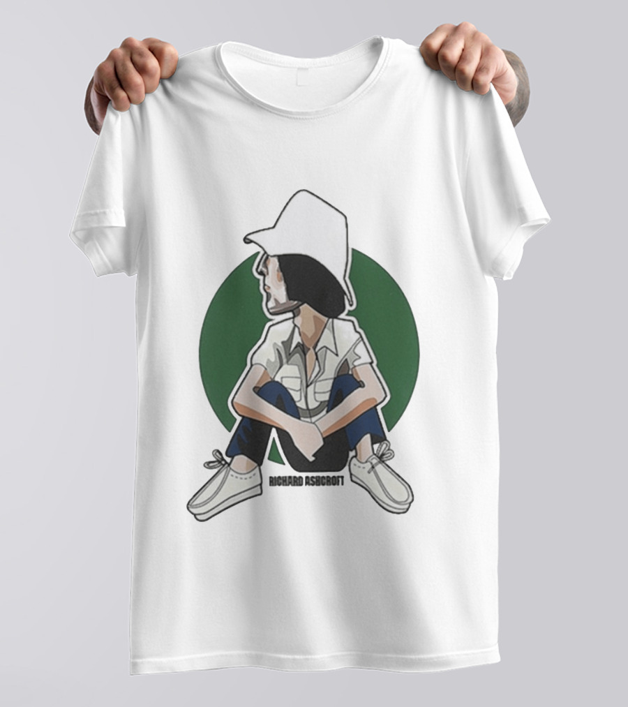 Richard Ashcroft 2026 Tour Illustration Seated Figure T-Shirt