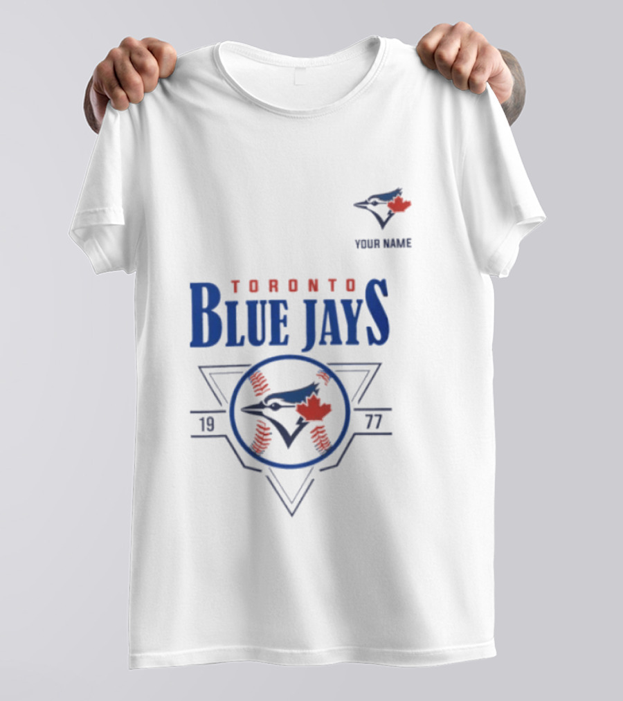 Toronto Blue Jays Your Name 1977 Retro Baseball T-Shirt
